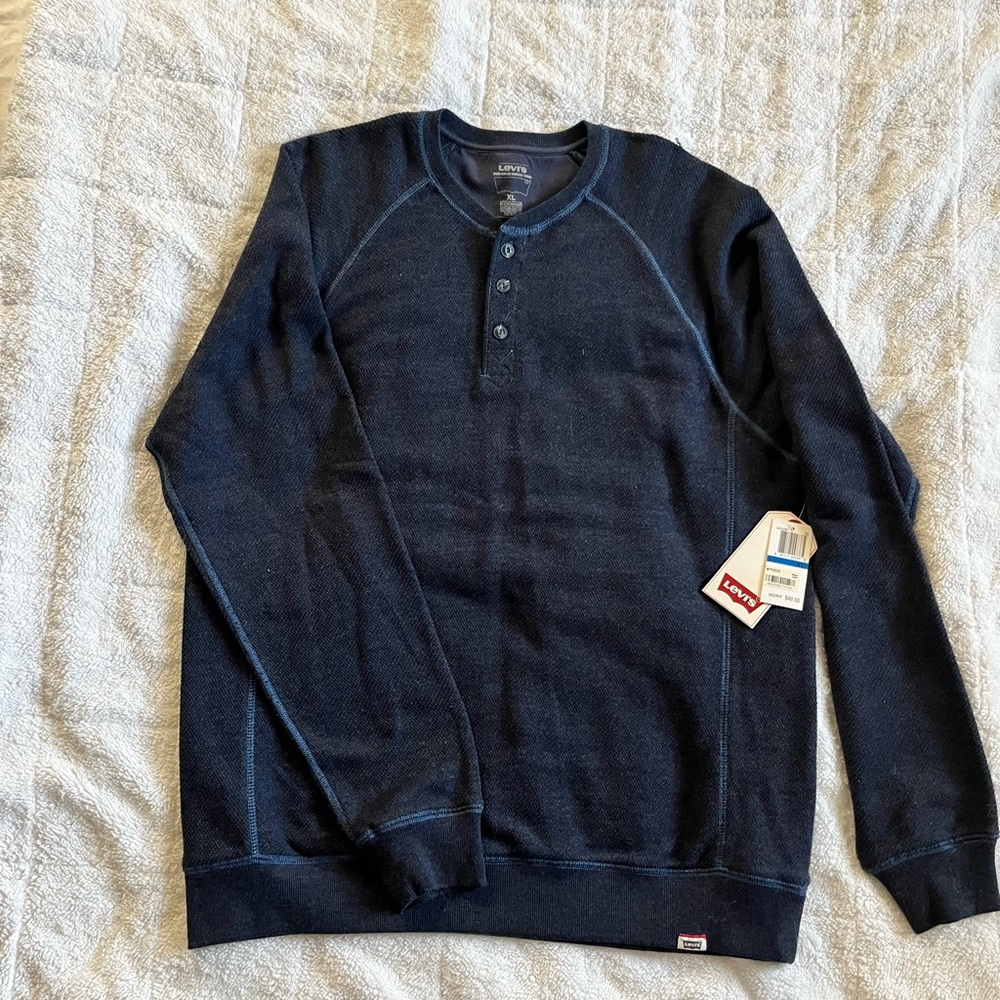Men’s Long Sleeve Levi’s Henley Shirt